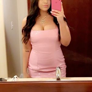 Pretty Little Thing Baby Pink BodyCon Dress